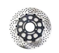 HPGHZNYNMK Disco freno universale for moto RPM NCY da 245 mm a 260 mm, staffa adattatrice adatta for Yamaha BWS RSZ Dio JOG Force Cygn Aerox Force Dischi freno per motociclette(Noir)