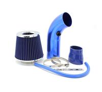 HPGHZNYNMK Filtro aria a fungo invernale da 76 mm for auto, kit tubo di aspirazione, filtro aria ad alto flusso e alta temperatura, tubo in alluminio Tubo di aspirazione(Blauw)