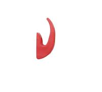 HPGHZNYNMK Gancio anteriore for monopattino elettrico for Xiaomi M365/1S/Pro/PRO2, gancio a doppio artiglio, supporto portaoggetti for impugnatura Accessori per scooter(Rojo)