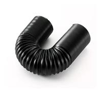 HPGHZNYNMK Kit tubo di aspirazione aria fredda for auto, sistema di tubi flessibili di aspirazione aria da 2,5 pollici e 3 pollici, 63 mm e 76 mm, universale Tubo di aspirazione(76MM with tuyere)