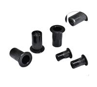 HPGHZNYNMK M3 M4 M5 M6 M8 M10 M12 Rivetto nero zigrinato testa piatta filettato 5/10/15/30/50 pezzi Dadi inserti filettati metrici Fissaggio Bulloni e dadi(30pcs,M5)