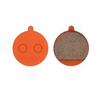 HPGHZNYNMK Pastiglia freno a disco, pinza for F40, F30, F20, F25, monopattino elettrico, da 140 mm 6 fori, cavo, linea, parti Accessori per scooter(Brake pad orange)