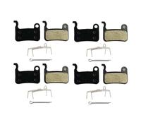HPGHZNYNMK Pastiglie freno a disco in resina for bicicletta adatte Shimano XTR M965 M966 M975 Saint M800 Deore XT M765 M775 M776 SLX M665 M535 1/2/4 paia Accessori per scooter(4 pairs Resin)