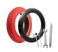 HPGHZNYNMK Pneumatico da 10 pollici adatto for scooter elettrico Xiaomi camera d'aria gonfiabile/pneumatico esterno, pneumatico fuoristrada Accessori per scooter(1 set red 45)