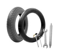 HPGHZNYNMK Pneumatico da 10 pollici adatto for scooter elettrico Xiaomi camera d'aria gonfiabile/pneumatico esterno, pneumatico fuoristrada Accessori per scooter(1 set black 45)