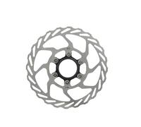 HPGHZNYNMK Rotore freno a disco Bike Center Lock RS6 MTB Road Bicycle 140 mm 160 mm 180 mm Disco freno di raffreddamento cavo e anello di bloccaggio Dischi freno per motociclette(Only One 160mm)