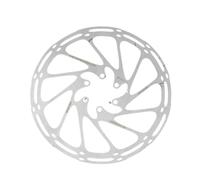 HPGHZNYNMK Rotore freno bici Centerline 140 mm 160 mm 180 mm 203 mm Disco freno idraulico in acciaio inossidabile for MTB Parti di bici da strada Dischi freno per motociclette(Silver 180mm)