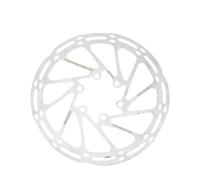 HPGHZNYNMK Rotore freno bici Centerline 140 mm 160 mm 180 mm 203 mm Disco freno idraulico in acciaio inossidabile for MTB Parti di bici da strada Dischi freno per motociclette(Silver 160mm)