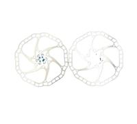 HPGHZNYNMK Rotori a disco idraulici per bicicletta da 68 g/pezzo ultraleggeri per bici da corsa MTB, rotore per disco freno 140 mm/160 mm, 44 mm, 6 viti per freni per moto (1 pezzo da 140 mm)