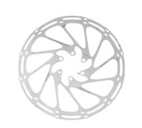 HPGHZNYNMK Rotori freno bici Centerline 140 160 180 203 mm a disco idraulici for bulloni MTB Mountain Road Bicicletta Scooter Accessori per scooter(Silver 180mm)