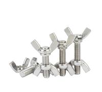 HPGHZNYNMK Set di bulloni ad alette a farfalla in acciaio inossidabile 304, dadi, viti a testa zigrinata, viti a serraggio manuale DIN316 M3 M4 M5 M6 M8 M10 Bulloni e dadi(M5x8mm-5pcs)