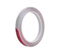 HPGHZNYNMK Striscia adesiva riflettente adatta for adesivi mozzi ruota scooter elettrico Xiaomi M365 Pro 4PRO fluorescenti Accessori per scooter(Red white)