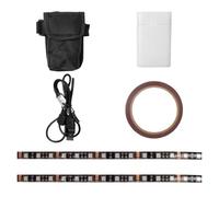 HPGHZNYNMK Striscia LED for torcia elettrica, adatta Xiaomi M365 Pro, scooter elettrico Ninebot Max G30, luce notturna, modello flash a lunga Accessori per scooter