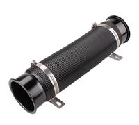 HPGHZNYNMK Tubo flessibile regolabile for aspirazione aria fredda turbo da 76 mm for auto Tubo di aspirazione(Noir)