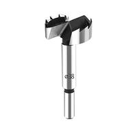 HPHOPE Forstner - Punta Forstner, 38 mm, punta per legno, punta a gambo rotondo, lunghezza 90 mm