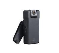 HPHPH A50 1080P Mini telecamera Telecomando Obiettivo di rotazione grandangolare da 150 gradi Bodycam con clip posteriore rotante(With 32GB TF Card)