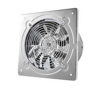 HPHPH Estrattore Aria, Ventilatore da Cucina in Acciaio Inossidabile da 6''7''8'', Ventilatore da Parete for Lo Scarico dei fumi Domestici(7inch)