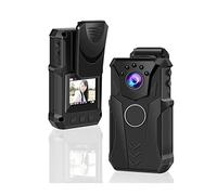 HPHPH Mini telecamera for il corpo Full HD 1080P Montata for cani Piccola telecamera portatile for la visione notturna della polizia(Camera with 64GB)