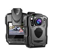 HPHPH Mini videocamera M5 4200MAH Batteria 15 ore di registrazione Videocamera del corpo di polizia HD 1440P 170 ° Angolo di sicurezza Piccola videocamera 128G(64GB)