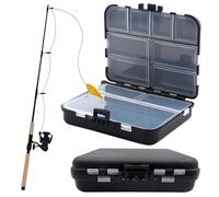 HPiano 2 Pezzi Scatole di richiamo di Pesca,Impermeabile Eco-Friendly Attrezzo da Pesca Attrezzo da Esca dell'attrezzatura per contenitori di Scatola di immagazzinaggio