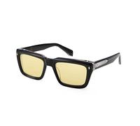 HPIRME occhiali da sole in acetato tono giallo indossando vecchi occhiali da sole.