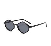 HPIRME Rhombus Occhiali da sole Occhiali da donna Occhiali da sole neri retrò Occhiali da sole da uomo Occhiali da sole UV400 Occhiali da sole Leopard Shades, Nero Nero, taglia unica