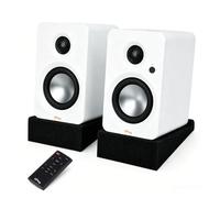 hPlay BS32W altoparlante attivo, altoparlante PC da 60W RMS con Bluetooth 5.3, USB-C Plug & Play con scheda audio, uscita subwoofer, telecomando e design compatto per giocatori e amanti della musica