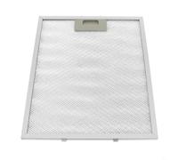 HpLive 1/2 filtri antigrasso per cappa, 340 x 280 x 9 mm, in acciaio inox, filtro metallico a 5 strati, ricambio per cappa aspirante accessori (2 pezzi)