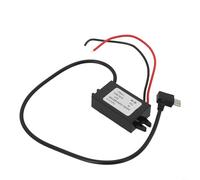 HpLive 1 convertitore di tensione da 12 V a 5 V 3 A DC DC USB-C, tipo C, impermeabile, IP68, con protezione da sovracorrente, sovratemperatura, cortocircuito e inversione di polarità (B)