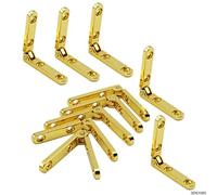 HpLive 10 cerniere a 90 gradi, in lega di zinco, per scatole di legno, portagioie, scrivania, armadio, armadio e tavolo