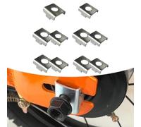 HpLive 10 staffe per bicicletta da allenamento in ferro, 23 mm e 25 mm, supporto verticale per bicicletta per bambini