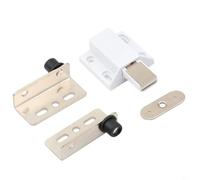 HpLive 2 pezzi cerniere girevoli cerniere ondulate nascoste per porte in legno e armadi con copertura in plastica per robusta struttura in ferro semplice (argento)