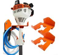 HpLive 2 pezzi supporto da parete per decespugliatore, supporto da parete per decespugliatore, robusto organizer per stoccaggio per garage