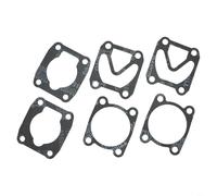 HpLive 2 Set 3 in 1 Compressore d'aria a testa cilindrica, guarnizioni e rondelle, plastica nera 62 mm, distanza tra i fori, adatto