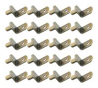 HpLive 20 supporti per scaffali a forma di L, in bronzo, 6 mm, in ferro, stabile, scaffali per mobili, scaffali per vino, libreria, cucina, scarpe per vestiti