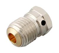 HpLive 3 pezzi separatori olio e acqua di sicurezza in ottone 18 K/3 K/5 K/6 K/75 K per HPA/CO2 aria compressa regolatore serbatoio valvole, nero/argento (6000 psi)