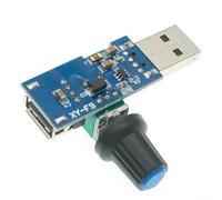 HpLive 3 ventole USB, regolazione continua della velocità, uscita DC 2,5 - 8 V, per mini ventilatori da tavolo (versione vecchia)