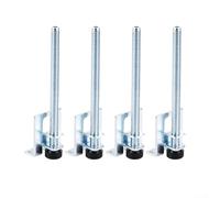 HpLive 4 piedini regolabili per mobili in acciaio al carbonio con cuscinetti antiscivolo, gambe regolabili in altezza per pavimenti irregolari (150 mm)