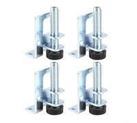 HpLive 4 piedini regolabili per mobili in acciaio al carbonio con cuscinetti antiscivolo, gambe regolabili in altezza per pavimenti irregolari (80 mm)