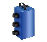 HpLive 500D PVC 10L - Sacco pesante, riempibile con acqua, per il fissaggio antivento di gazebo, tende e ombrelloni in giardino, campeggio (blu)