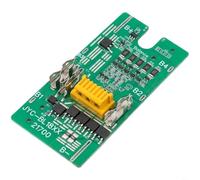 HpLive 5S - Modulo di protezione della batteria, per 21700 celle, 60 A, con bilanciamento passivo, indicatore di stato LED, protezione da sovraccarico e cortocircuito, 18 V, 100 x 50 mm (per 21700)