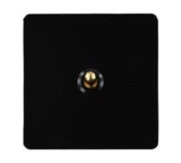 HpLive 86 Tipo Interruttore da parete, Interruttore a levetta in acciaio inox con leva in ottone, interruttore a levetta a 1 via/2 vie, per soggiorno, ufficio, hotel (1 marcia)