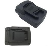 HpLive Adattatore batteria 18 V/20 V agli ioni di litio per DCB200/DCB201/DCB203/DCB204/DCB205 per utensili elettrici Parkside X20V Team, nero