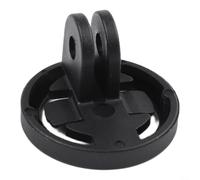 HpLive Adattatore di supporto per computer per bicicletta in plastica ABS compatibile con il sistema Garmin Quarter Turn per manubrio di bicicletta standard accessori di montaggio nero (A)