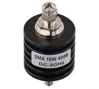 HpLive Attenuatore SMA-JK da 10 W, maschio a femmina, 50 Ohm, 1-40 dB, DC-3 GHz, coassiale fisso (40 DB)