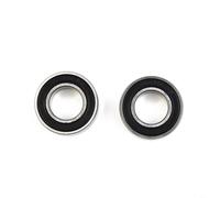 HpLive Bicicletta Cuscinetto a Rulli 163110 2RS In Acciaio Per Giant, Dimensioni 16X31x10mm, Nero E Argento, 2 Pezzi Cuscinetto Mozzo Per Componenti Biciclette E Sostituzione