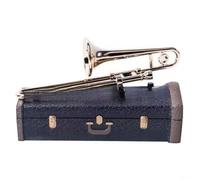 HpLive Carillon musicale a forma di trombone, 10 x 6 cm, leggero e portatile, come elemento decorativo in soggiorno, camera da letto (A)