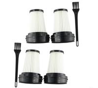 HpLive Confezione da 4 filtri di ricambio per cilindro, pieghevoli, per Grundig Cyclonic 21,6 V, per Invictus 1, per Domo 21,6 V