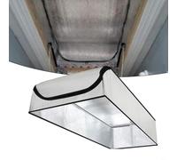 HpLive Copertura isolante per scale sottotetto, in alluminio puro e strato bolle, dimensioni 138 x 64 x 28 cm