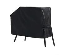 HpLive Copertura per barbecue 210D Oxford, impermeabile, antivento, antipolvere, per barbecue a gas, 111,8 x 61 x 76,2 cm, colore nero